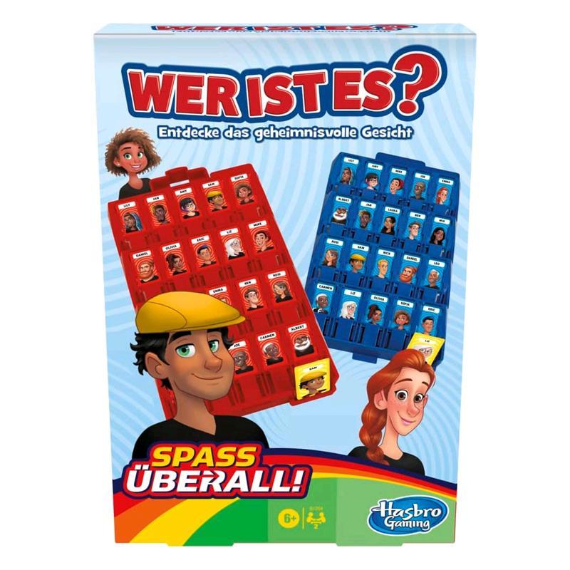 Hasbro Who Is It? Compact Travel Guessing Game, Portable Family Fun